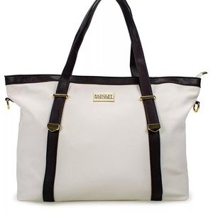 🆕🆕NWT Badgley Mischa Anna Faux Leather Tote Weekender Travel Bag🆕🆕